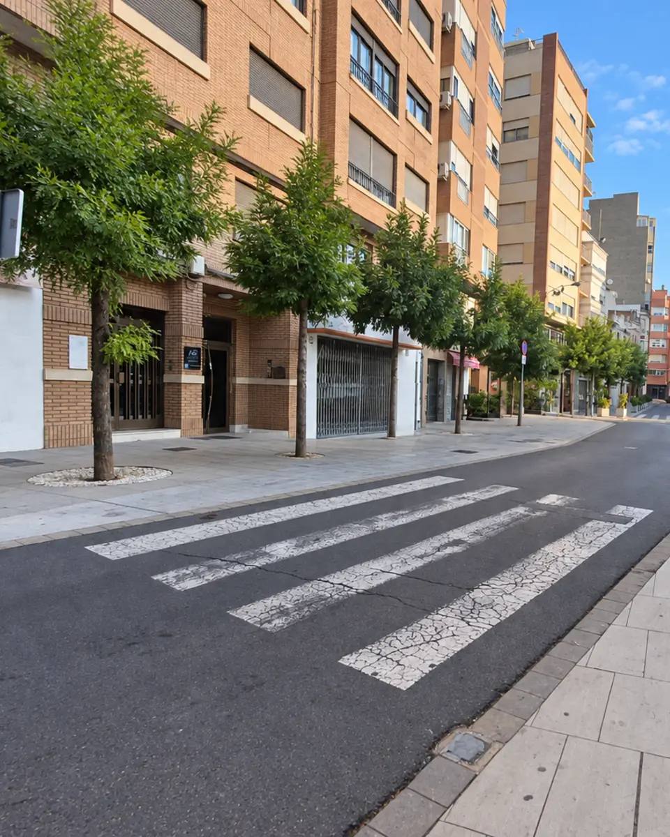 Plaza del Pla de Onda, donde se encuentra el despacho